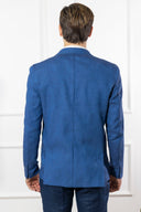 Giacca uomo sartoriale 2 bottoni in lino e cotone sfoderata – slim fit
