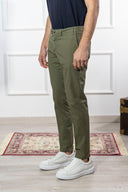 Pantalone chino uomo Briatore in cotone gabardine – slim fit