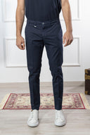 Pantalone chino uomo Briatore in cotone gabardine – slim fit