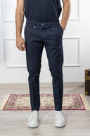 Pantalone chino uomo Briatore in cotone gabardine – slim fit