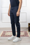 Pantalone chino uomo Briatore in cotone gabardine – slim fit