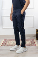 Pantalone chino uomo Briatore in cotone gabardine – slim fit