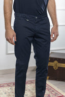 Pantalone chino uomo Briatore in cotone gabardine – slim fit