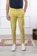 Pantalone chino uomo Briatore in cotone gabardine – slim fit