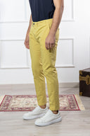 Pantalone chino uomo Briatore in cotone gabardine – slim fit