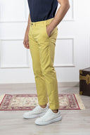 Pantalone chino uomo Briatore in cotone gabardine – slim fit