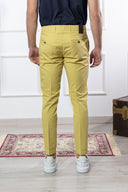 Pantalone chino uomo Briatore in cotone gabardine – slim fit