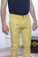 Pantalone chino uomo Briatore in cotone gabardine – slim fit