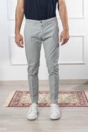 Pantalone chino uomo Briatore in cotone gabardine – slim fit