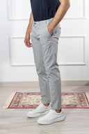 Pantalone chino uomo Briatore in cotone gabardine – slim fit