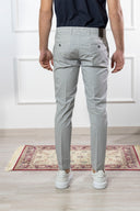 Pantalone chino uomo Briatore in cotone gabardine – slim fit