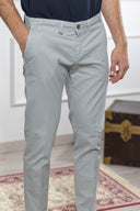 Pantalone chino uomo Briatore in cotone gabardine – slim fit