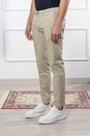 Pantalone chino uomo Briatore in cotone gabardine – slim fit