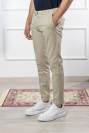 Pantalone chino uomo Briatore in cotone gabardine – slim fit