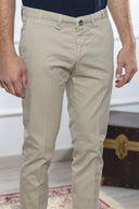 Pantalone chino uomo Briatore in cotone gabardine – slim fit