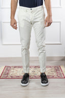 Pantalone chino uomo Briatore in cotone gabardine – slim fit