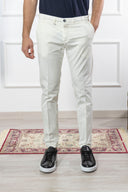 Pantalone chino uomo Briatore in cotone gabardine – slim fit