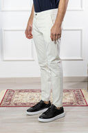 Pantalone chino uomo Briatore in cotone gabardine – slim fit