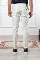 Pantalone chino uomo Briatore in cotone gabardine – slim fit