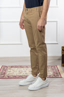 Pantalone chino uomo Briatore in cotone gabardine – slim fit