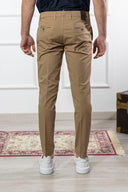 Pantalone chino uomo Briatore in cotone gabardine – slim fit