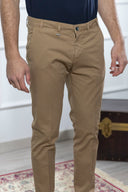 Pantalone chino uomo Briatore in cotone gabardine – slim fit