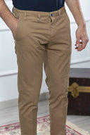 Pantalone chino uomo Briatore in cotone gabardine – slim fit