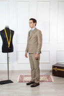 Abito doppiopetto uomo sartoriale drop 6 in lana tropical wall street - regular fit | Made in Italy