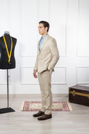 Abito uomo sartoriale drop 6 in puro lino - regular fit | Made in Italy
