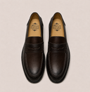 Mocassino uomo in pelle crust con suola in cuoio – Made in Italy | Antica Sartoria Napoletana