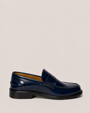Mocassino uomo in pelle abrasivata con suola in cuoio – Made in Italy | Antica Sartoria Napoletana