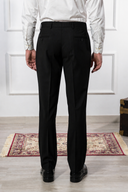 Pantalone sartoriale uomo in fresco lana Tasmania con pinces drop 4 - regular fit
