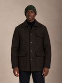 Cappotto Uomo in Misto Lana a Quadri