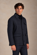 Cappotto Uomo in Misto Lana a Quadri