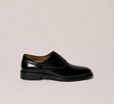 Scarpa classica stringata uomo Antica Sartoria Napoletana in pelle liscia lucida nera