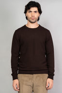 Maglia uomo girocollo in lana e cashmere