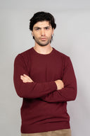 Maglia uomo girocollo in lana e cashmere