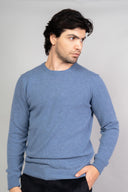 Maglia uomo girocollo in lana e cashmere