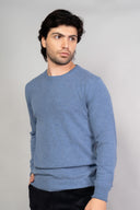 Maglia uomo girocollo in lana e cashmere