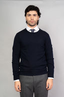 Maglia uomo girocollo in lana e cashmere