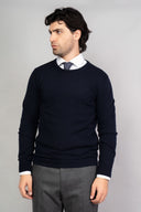 Maglia uomo girocollo in lana e cashmere