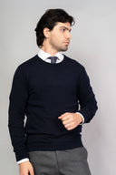 Maglia uomo girocollo in lana e cashmere