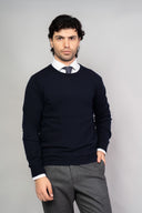 Maglia uomo girocollo in lana e cashmere