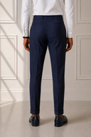 Pantalone sartoriale uomo con pinces in fresco lana drop 6 - regular fit