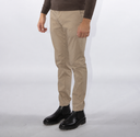 Pantalone chino uomo in raso di cotone stretch – slim fit