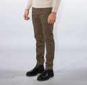 Pantalone chino uomo in raso di cotone stretch – slim fit