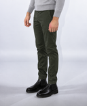Pantalone chino uomo in raso di cotone stretch – slim fit