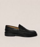 Mocassino uomo in pelle crust con suola in cuoio – Made in Italy | Antica Sartoria Napoletana
