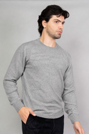 Maglia uomo girocollo in lana e cashmere