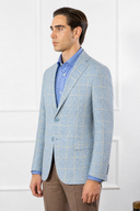Giacca uomo sartoriale 2 bottoni in lino e cotone sfoderata – slim fit